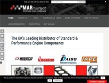 Tablet Screenshot of marmotorsport.com
